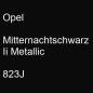 Preview: Opel, Mitternachtschwarz Ii Metallic, 823J.